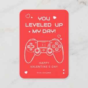 Je hebt mijn dag een level hoger gemaakt Gamer Val Notitiekaartje