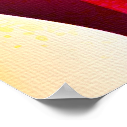 Je hebt mijn geest rood poster (Hoek)