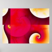 Je hebt mijn geest rood poster (Voorkant)