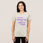 Je hebt mijn gobs geslagen Tri-Blend shirt (Voorkant volledig)
