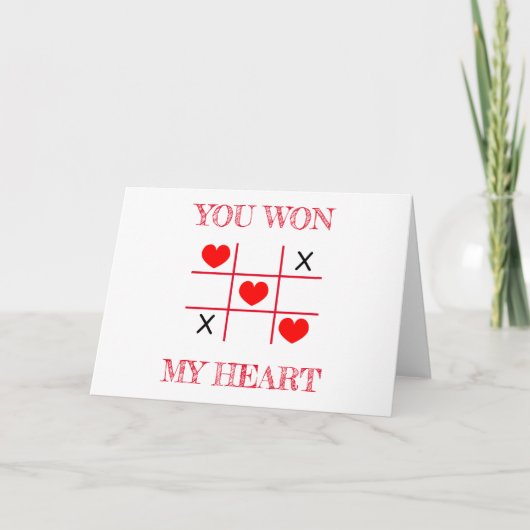 Je hebt mijn hart feestdagen kaart (Voorkant)