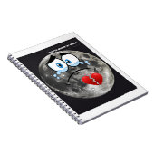 Je hebt mijn hart gebroken - als de maan kon prate notitieboek (Rechterzijde)