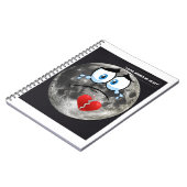 Je hebt mijn hart gebroken - als de maan kon prate notitieboek (Linkerzijde)