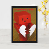 Je hebt mijn hart gebroken. kaart (Gele Bloem)