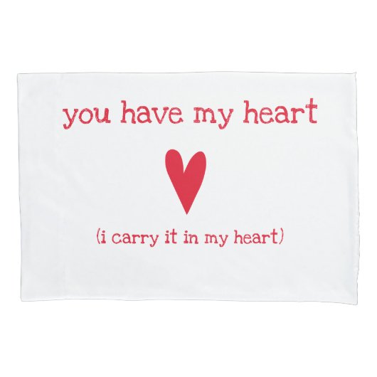 Je hebt mijn hart | Gedicht door E.E. Cummings Kussensloop (Voorkant)