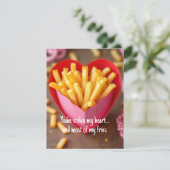 Je hebt mijn hart gestolen en de meeste van mijn f feestdagenkaart (Staand voorkant)
