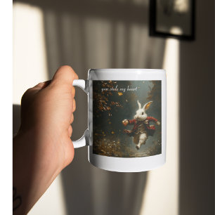 Je hebt mijn hart gestolen, het hart dief konijn koffiemok