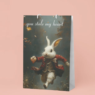 Je hebt mijn hart gestolen, het hart dief konijn medium cadeauzakje