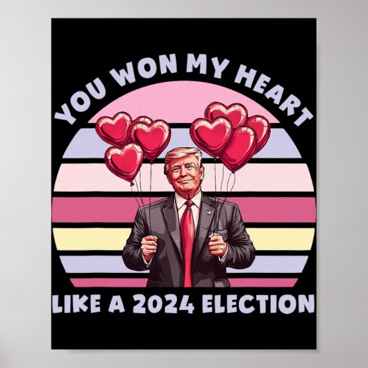 Je hebt mijn hart gewonnen als een verkiezing Funn Poster (Voorkant)