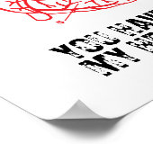 JE HEBT MIJN HART POSTER (Hoek)