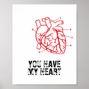 JE HEBT MIJN HART POSTER