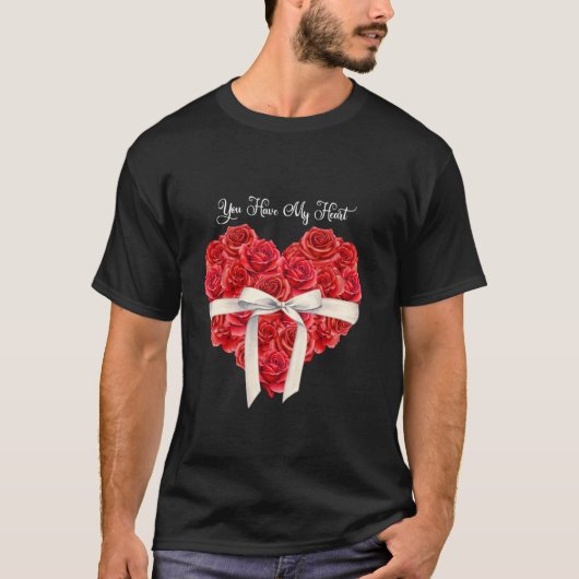 Je hebt mijn hart rode Valentijnsdag T-shirt (Voorkant)