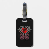 Je hebt mijn hart (rood) bagagelabel (Achterkant verticaal)