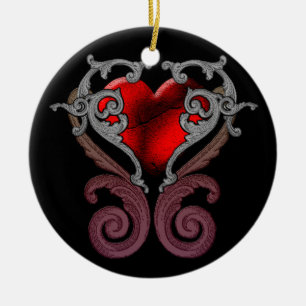 Je hebt mijn hart (rood) keramisch ornament