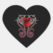 Je hebt mijn hart (rood) sticker (Voorkant)