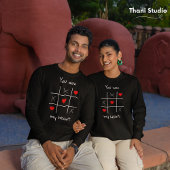 Je hebt mijn hart Tic-Tac-Toe Valentijns gewonnen Trui