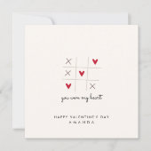 Je hebt mijn hart Tic tac Valentijnsdag kaart gewo (Voorkant)