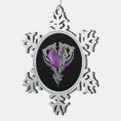 Je hebt mijn hart tin sneeuwvlok ornament (Rechts)