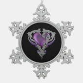 Je hebt mijn hart tin sneeuwvlok ornament (Voorkant)