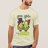 Je hebt mijn hart Valentijn gestolen T-shirt (Voorkant)