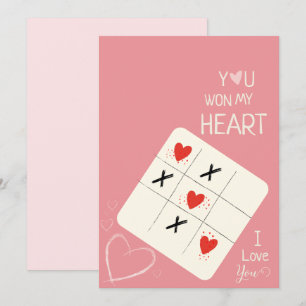 Je hebt mijn hart Valentijnsdag cadeau Kaart gewon