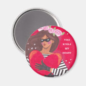 Je hebt mijn hart Valentijnsdag gestolen Magneet (Voorkant / Achterkant)