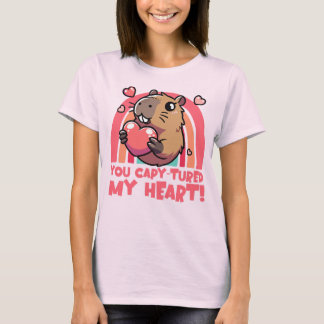 Je hebt mijn hart veroverd - Schattige Capybara-on T-shirt