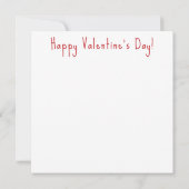 Je hebt mijn hartennotitie gewonnen notitiekaartje (Achterkant)