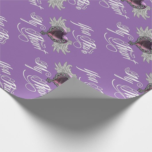 Je hebt mijn hartroze cadeaupapier (Hoek)