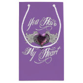 Je hebt mijn hartroze klein cadeauzakje (Achterkant)