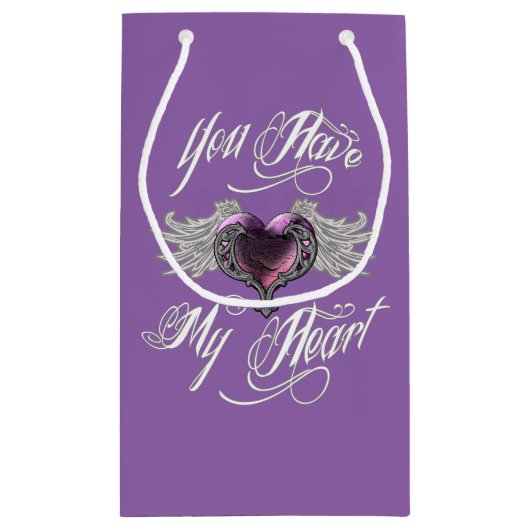 Je hebt mijn hartroze klein cadeauzakje (Achterkant)