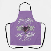 Je hebt mijn hartroze schort (Voorkant)