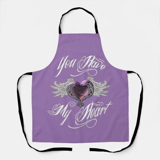 Je hebt mijn hartroze schort (Voorkant)