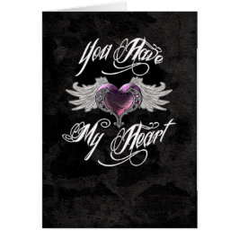 Je hebt mijn hartroze Wenskaart