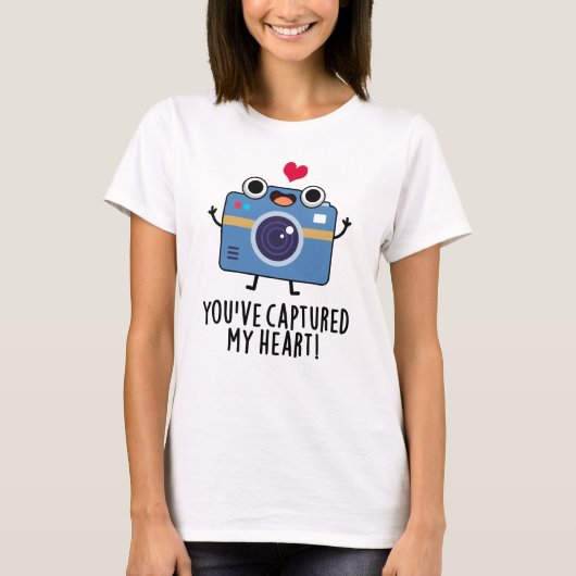 Je hebt mijn hartstille camera gefilmd t-shirt (Voorkant)