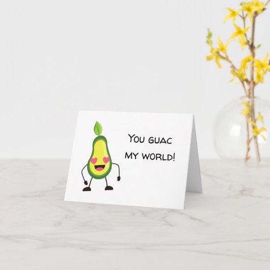 Je hebt mijn World Greeting. Kaart (Gele Bloem)