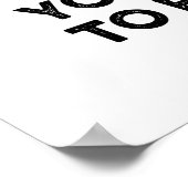 Je hebt moeten rouwen om Funny Veggie Pun te vermo Poster (Hoek)