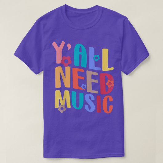 Je hebt muziekdocent nodig Terug naar school Groov T-shirt (Design voorkant)