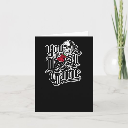 Je hebt net de game Sticker 1 verloren Kaart (Voorkant)
