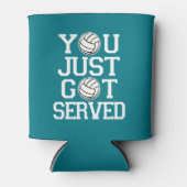 Je hebt net een grappige Volleybal koelbox geserve Blikjeskoeler (Voorkant)