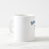 Je hebt net een litt omhoog. koffiemok (Voorkant links)