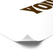 Je hebt net je laatste haw, Westerne cowboyeend Perfect Poster (Hoek)