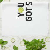 Je hebt net Served Theedoek (Gevouwen)