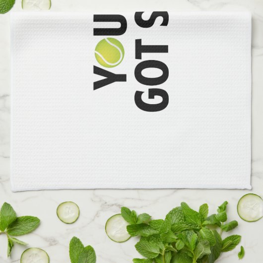 Je hebt net Served Theedoek (Gevouwen)