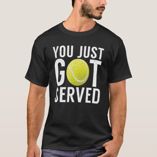 Je hebt net Tennis geserveerd. T-shirt (Voorkant)