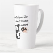 Je hebt op de misdadiger gestemd, geef Meow niet d Latte Mok (Rechterhoek)