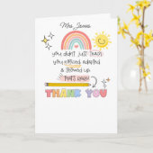 Je hebt opgemerkt leraar dank u SENCO SEN leraar Kaart (Gele Bloem)