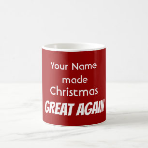 Je hebt opnieuw kerst gemaakt. koffiemok