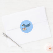 Je hebt post ronde sticker (Envelop)