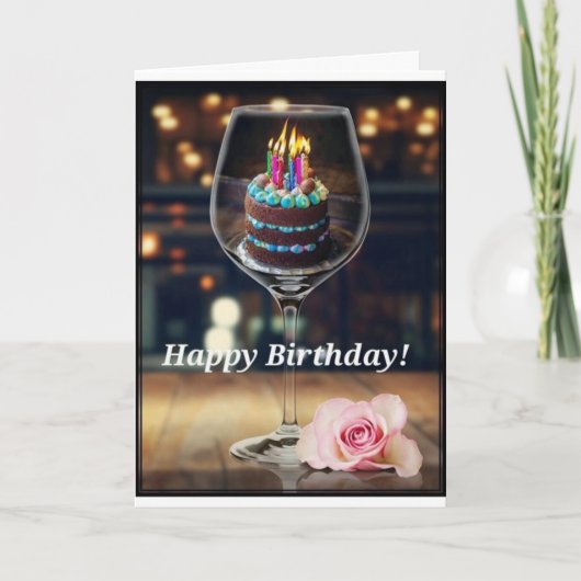 ** JE HEBT SCHOONHEID EN GENADE ** VERJAARDAG KAAR KAART (Voorkant)